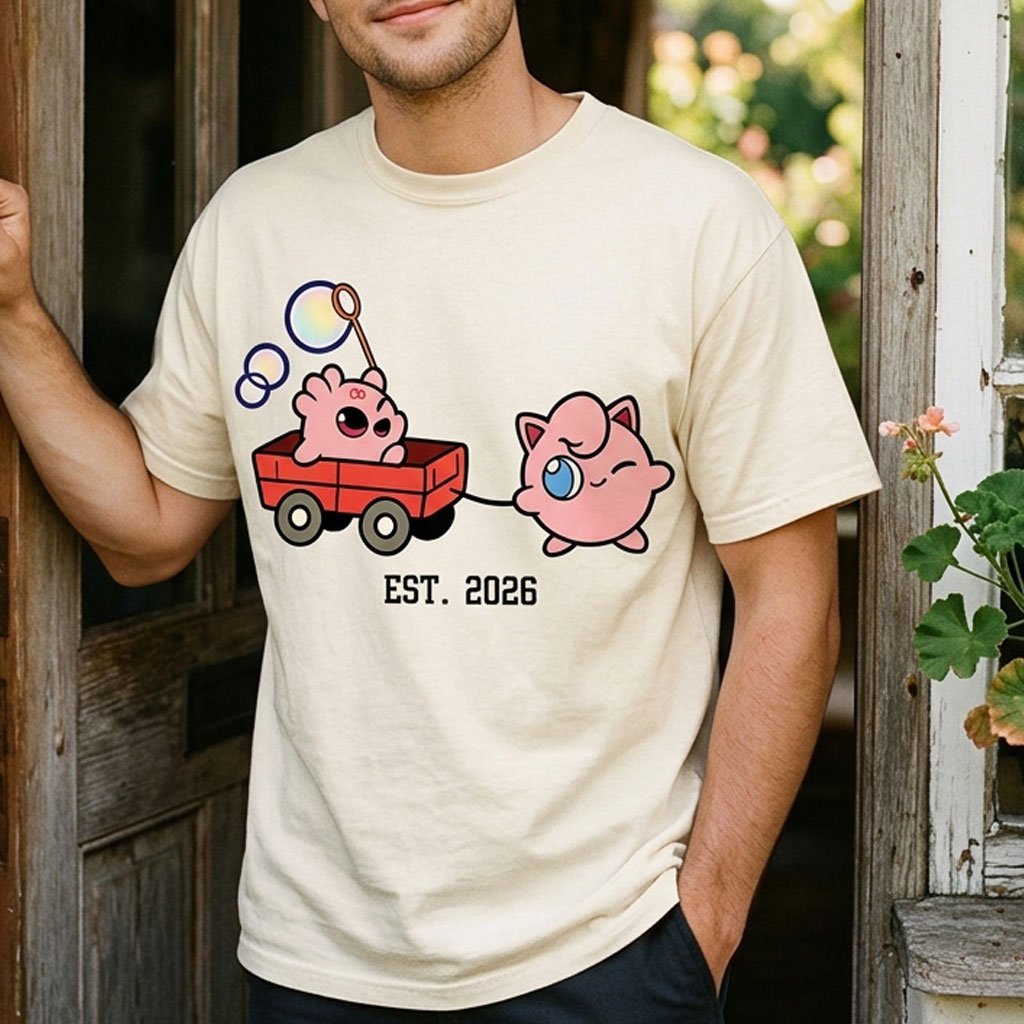 Custom EST. Year Personalized Pokémon Advanced Form DAD Vintage Washed Tee