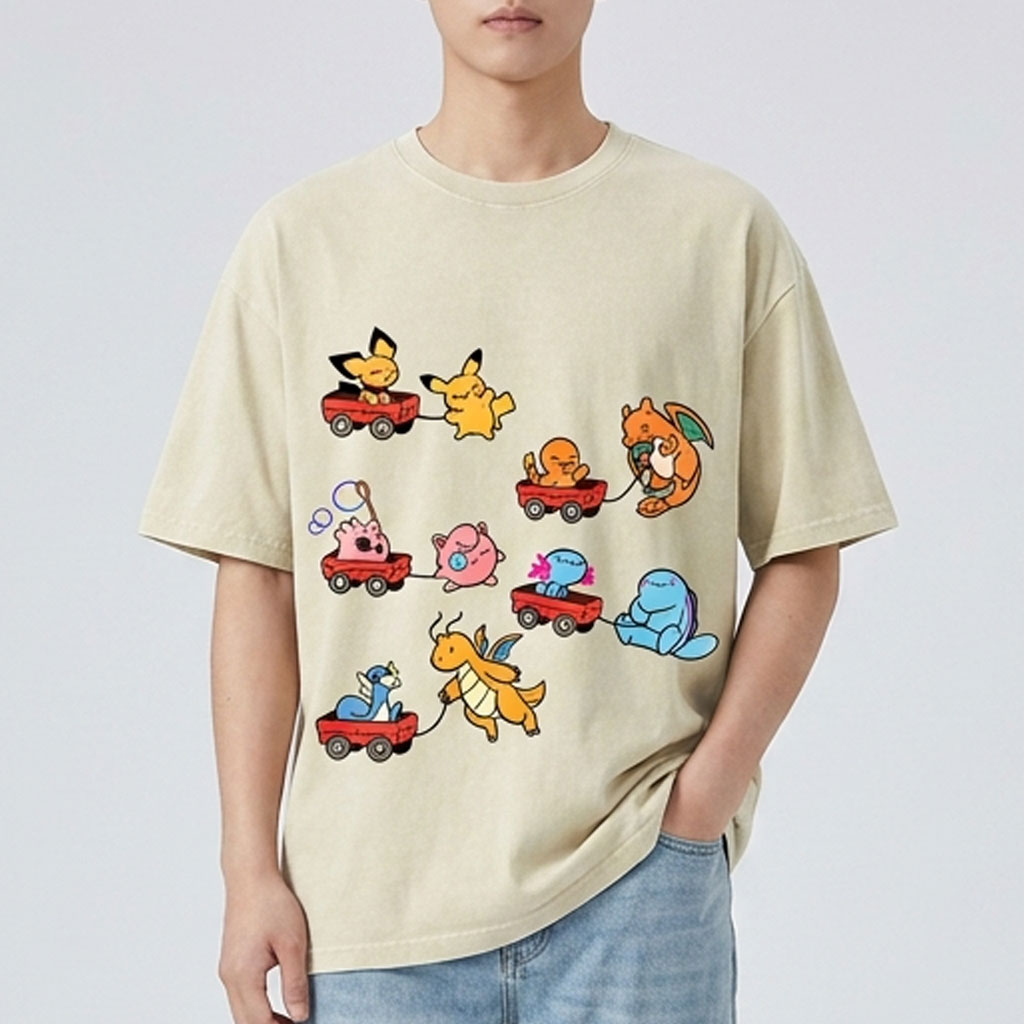 Pokémon Advanced Form Unisex Vintage Washed Tee