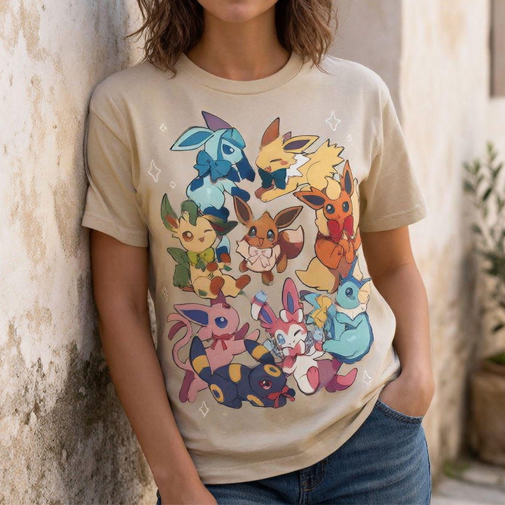 Eevee Unisex Vintage Washed Tee
