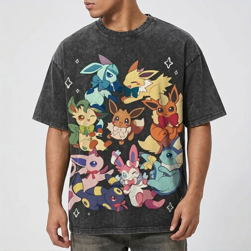Eevee Unisex Vintage Washed Tee