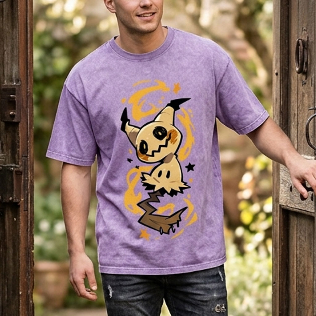 Mimikyu Unisex Vintage Washed Tee