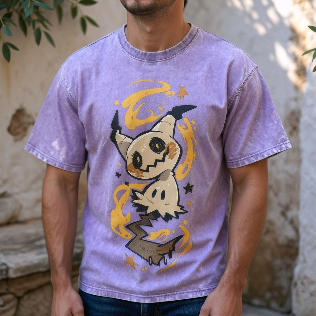 Mimikyu Unisex Vintage Washed Tee