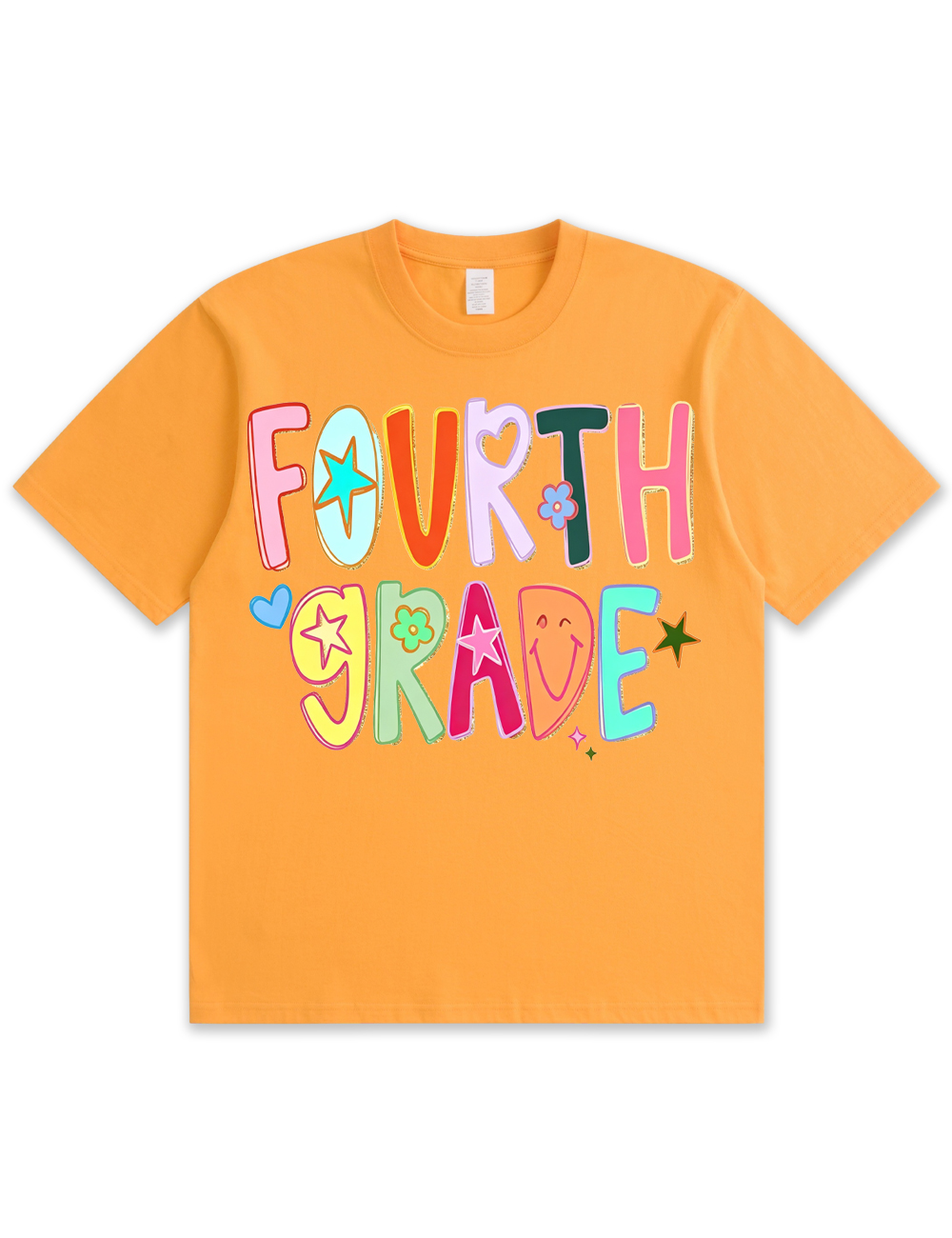 Preppy Hand Drawn Colorful Doodle Teacher Shirt
