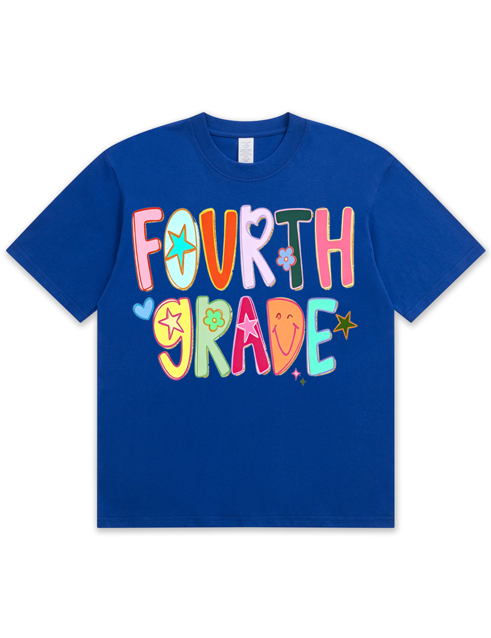 Preppy Hand Drawn Colorful Doodle Teacher Shirt