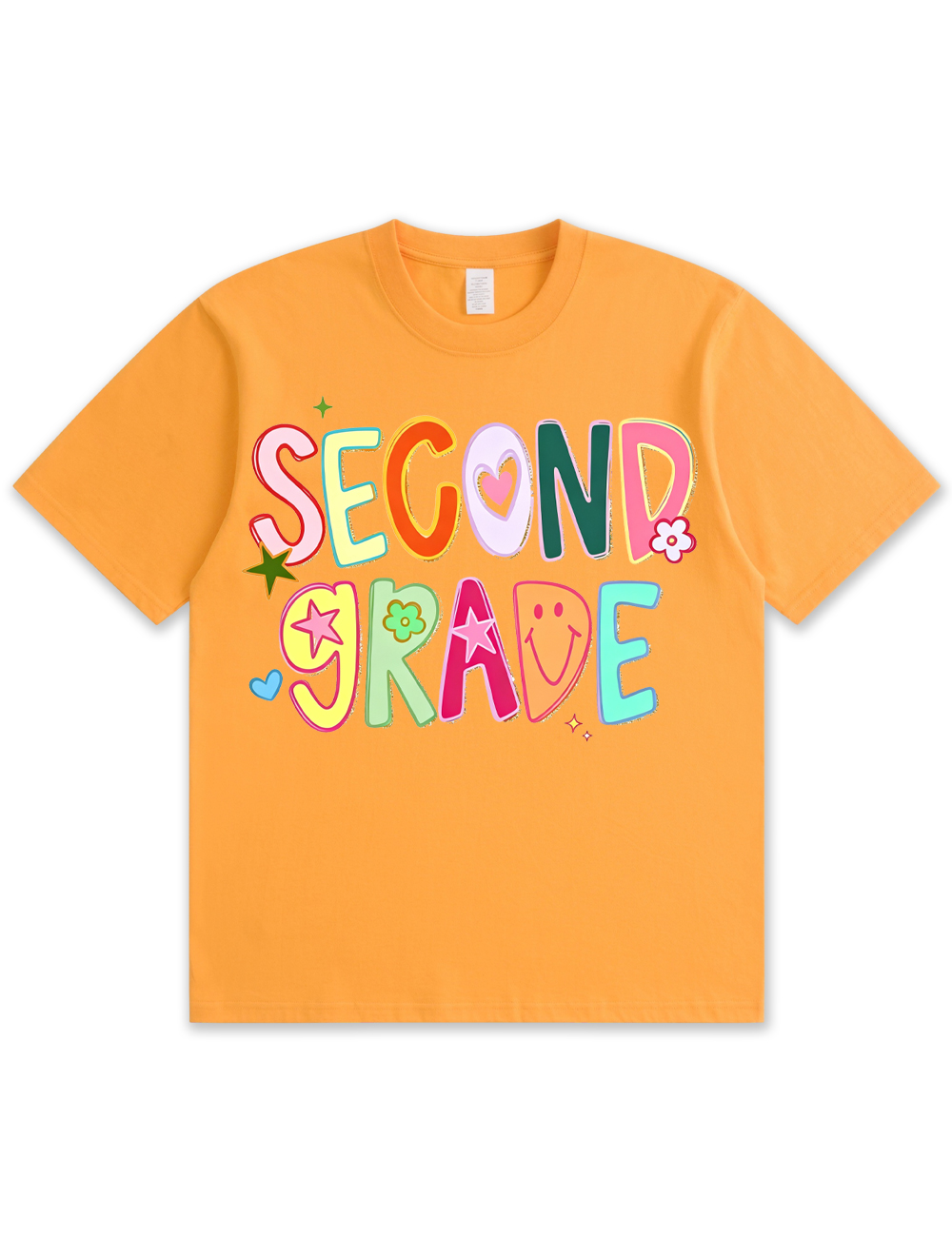 Preppy Hand Drawn Colorful Doodle Teacher Shirt