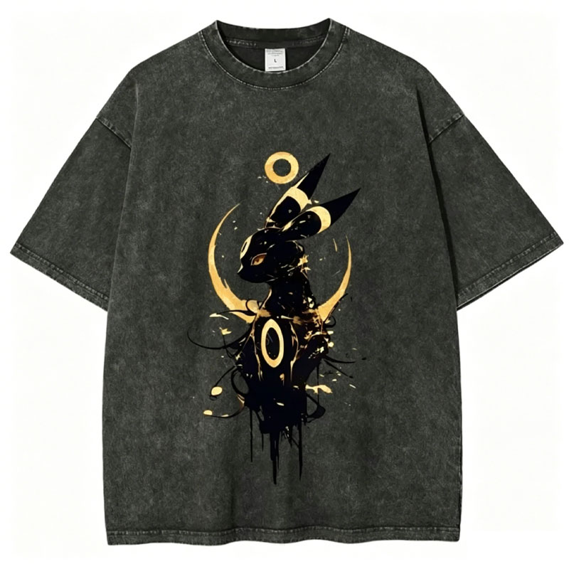 Umbreon Unisex Vintage Washed Tee