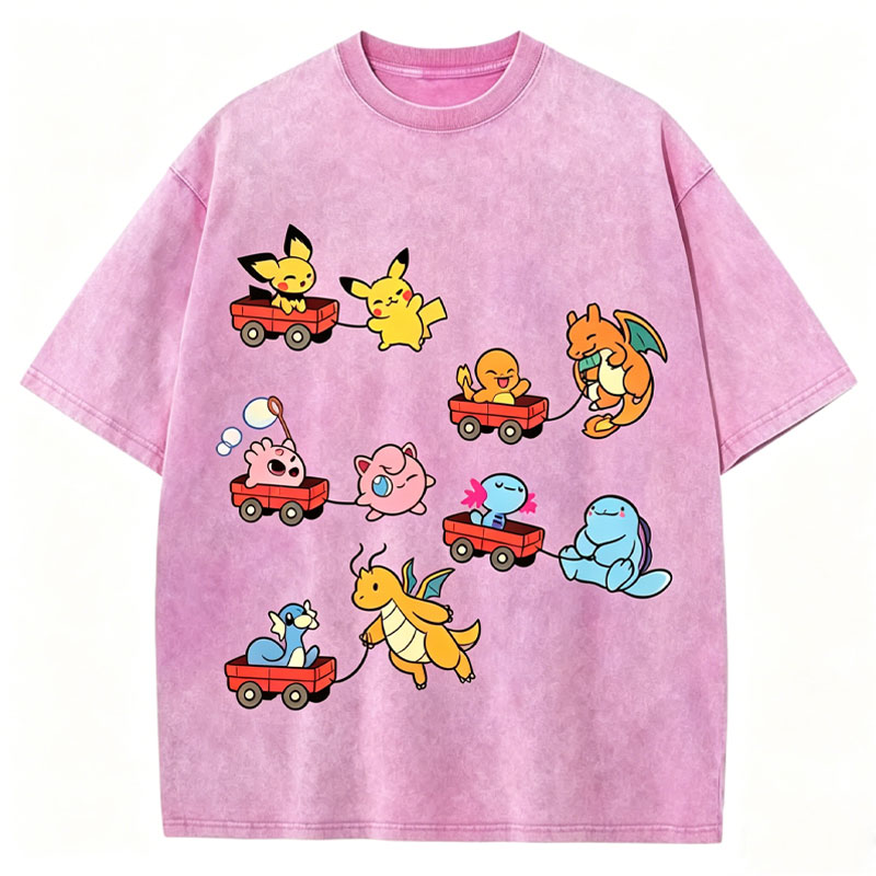 Pokémon Advanced Form Unisex Vintage Washed Tee