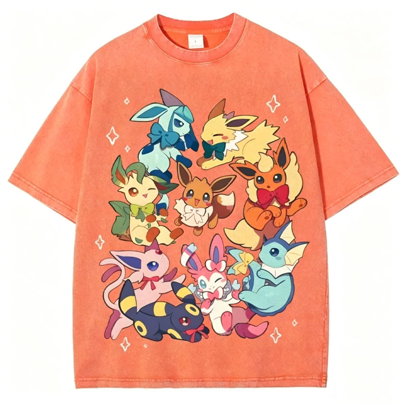 Eevee Unisex Vintage Washed Tee