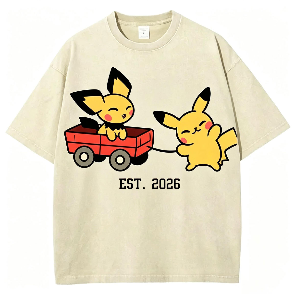 [Copy]Pokémon Advanced Form Unisex Vintage Washed Tee