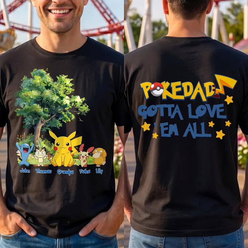 Custom Poké Dad Shirt