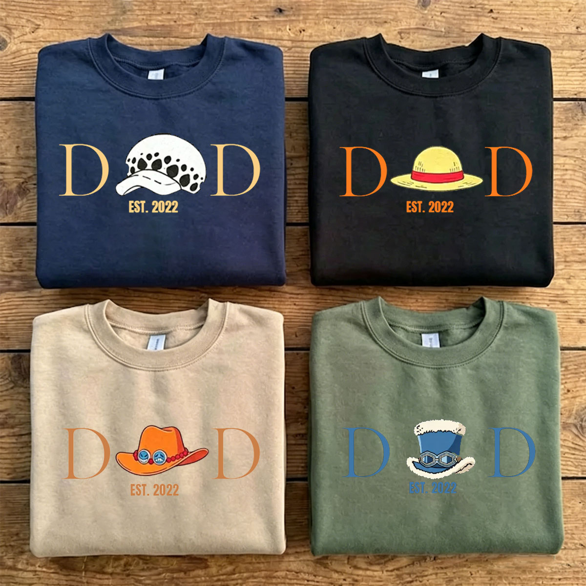 Personalized Custom Anime Dad Print Tee