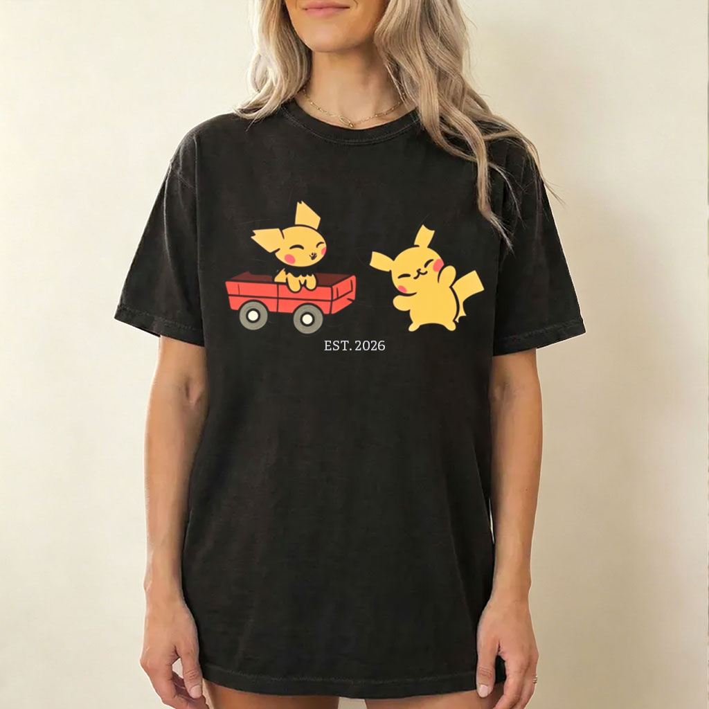 Custom EST. Year Personalized Pokémon Advanced Form DAD Vintage Washed Tee