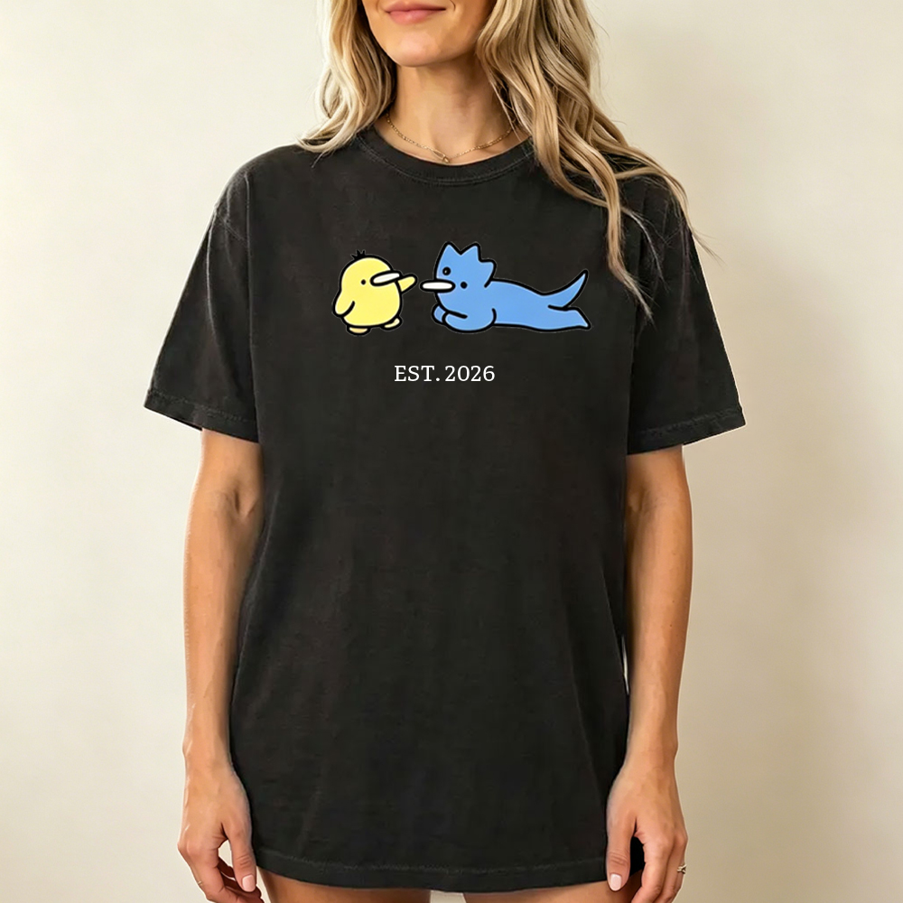 Cute Parent & Kid Remoraid Vintage Washed T-Shirt