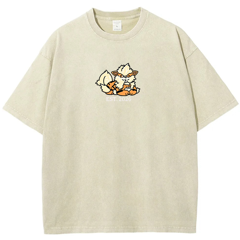 Cute Parent & Kid Rapidash Vintage Washed T-Shirt