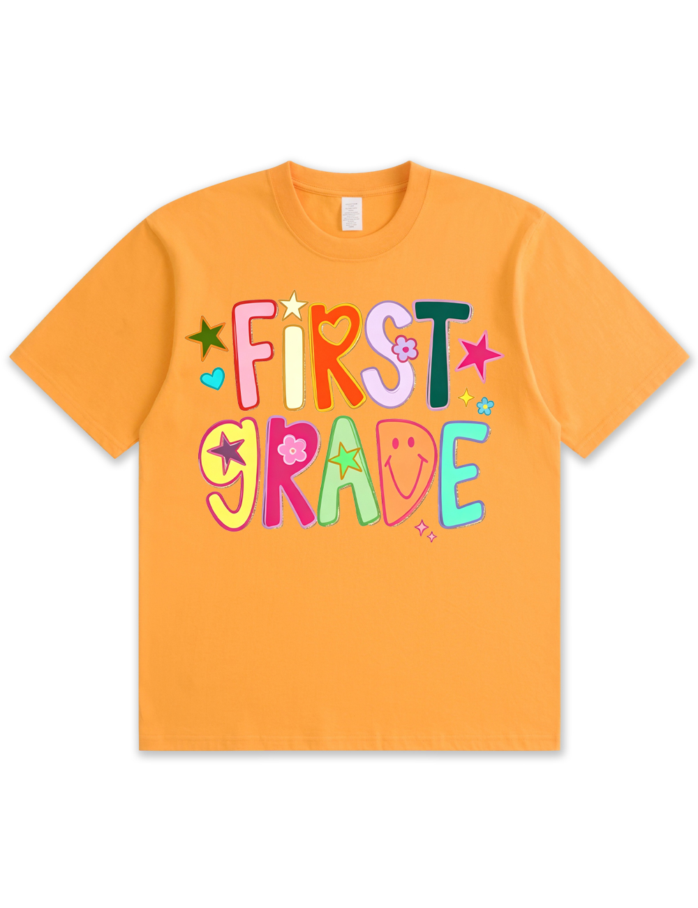 Preppy Hand Drawn Colorful Doodle Teacher Shirt