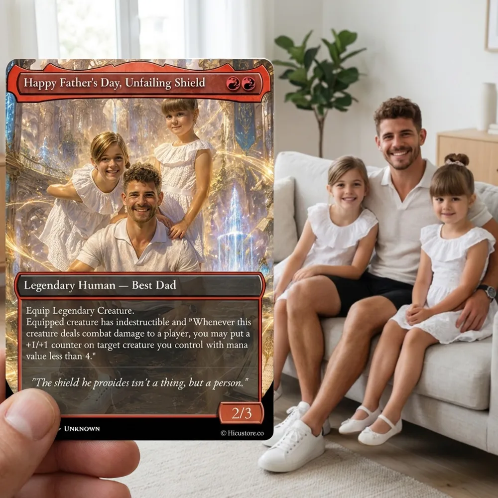 Custom Anime Dad MTG Magic TCG Card For Magic Dad