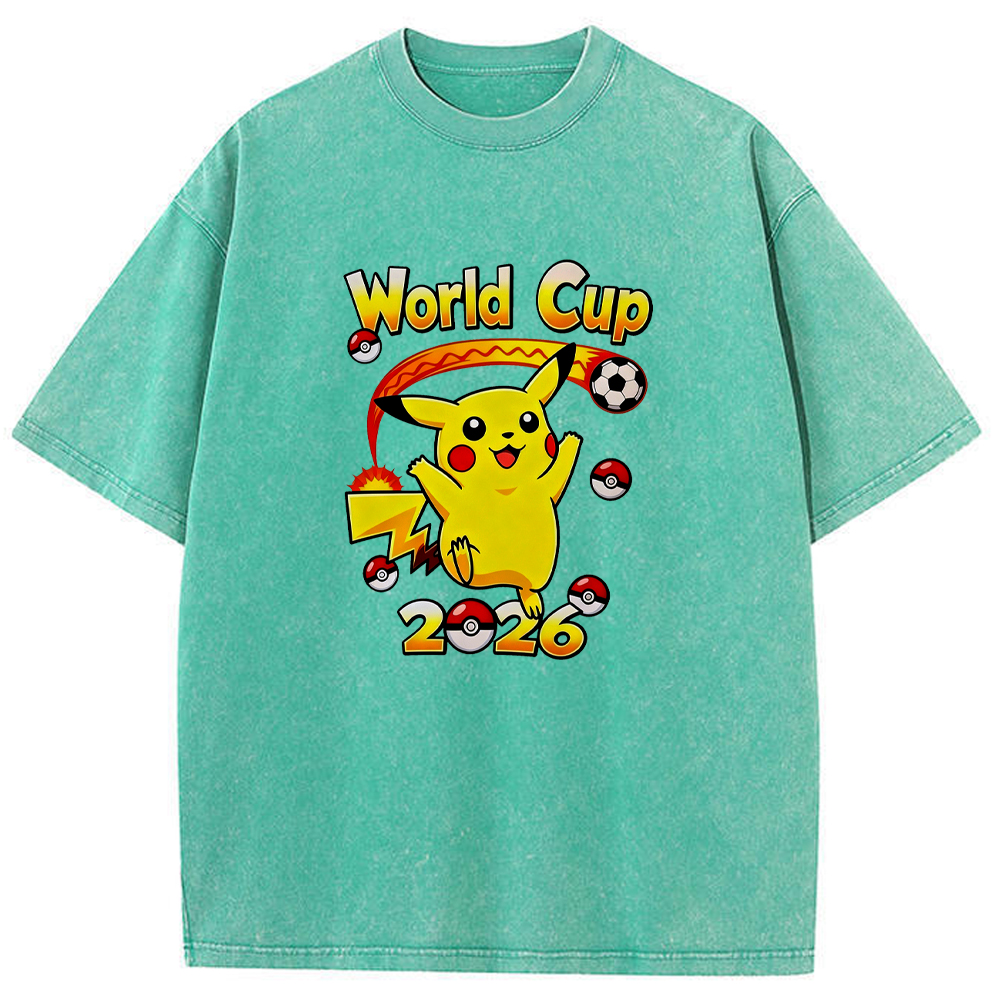 2026 World Cup Pokemon Universal Pikachu Graphic Tee