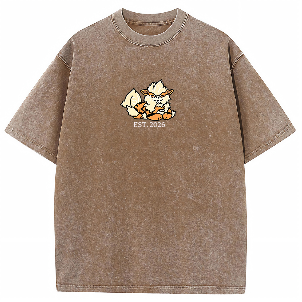 Cute Parent & Kid Rapidash Vintage Washed T-Shirt