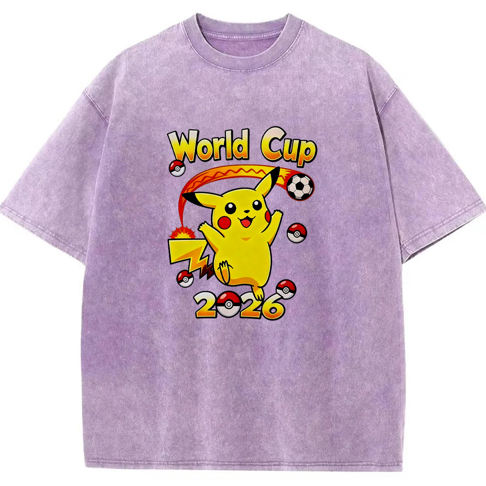 2026 World Cup Pokemon Universal Pikachu Graphic Tee