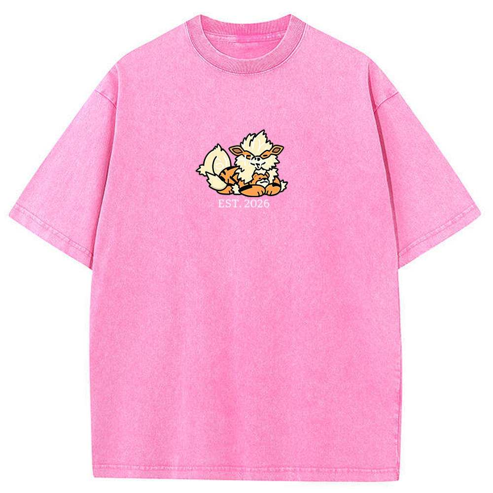 Cute Parent & Kid Rapidash Vintage Washed T-Shirt