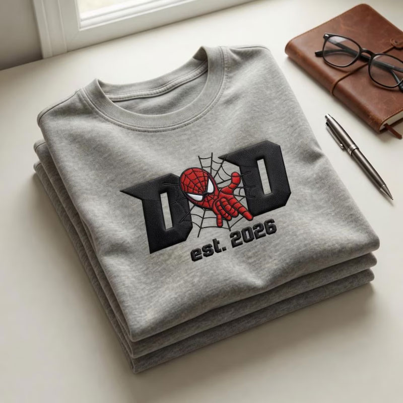 Dad Hero Embroidered Shirt