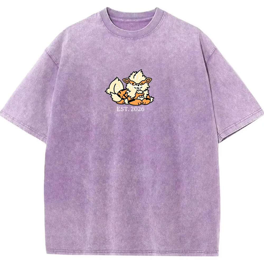 Cute Parent & Kid Rapidash Vintage Washed T-Shirt