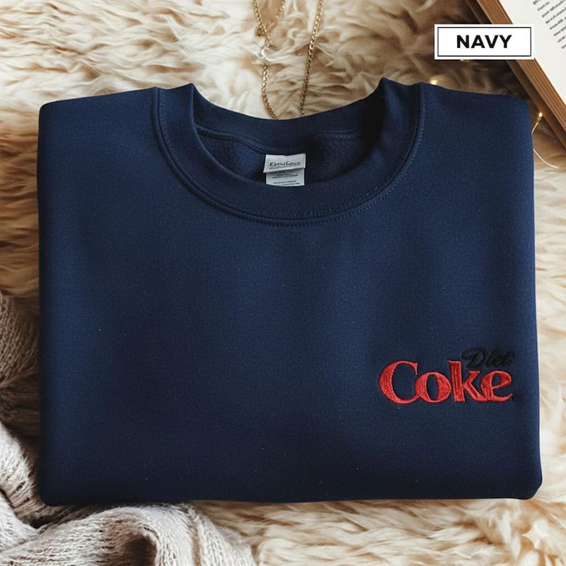 Diet Coke Embroidered Sweatshirt