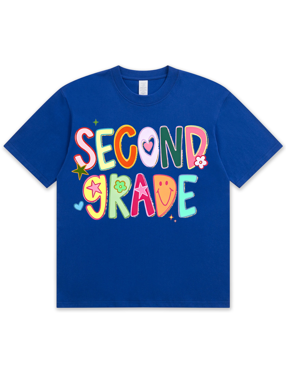Preppy Hand Drawn Colorful Doodle Teacher Shirt