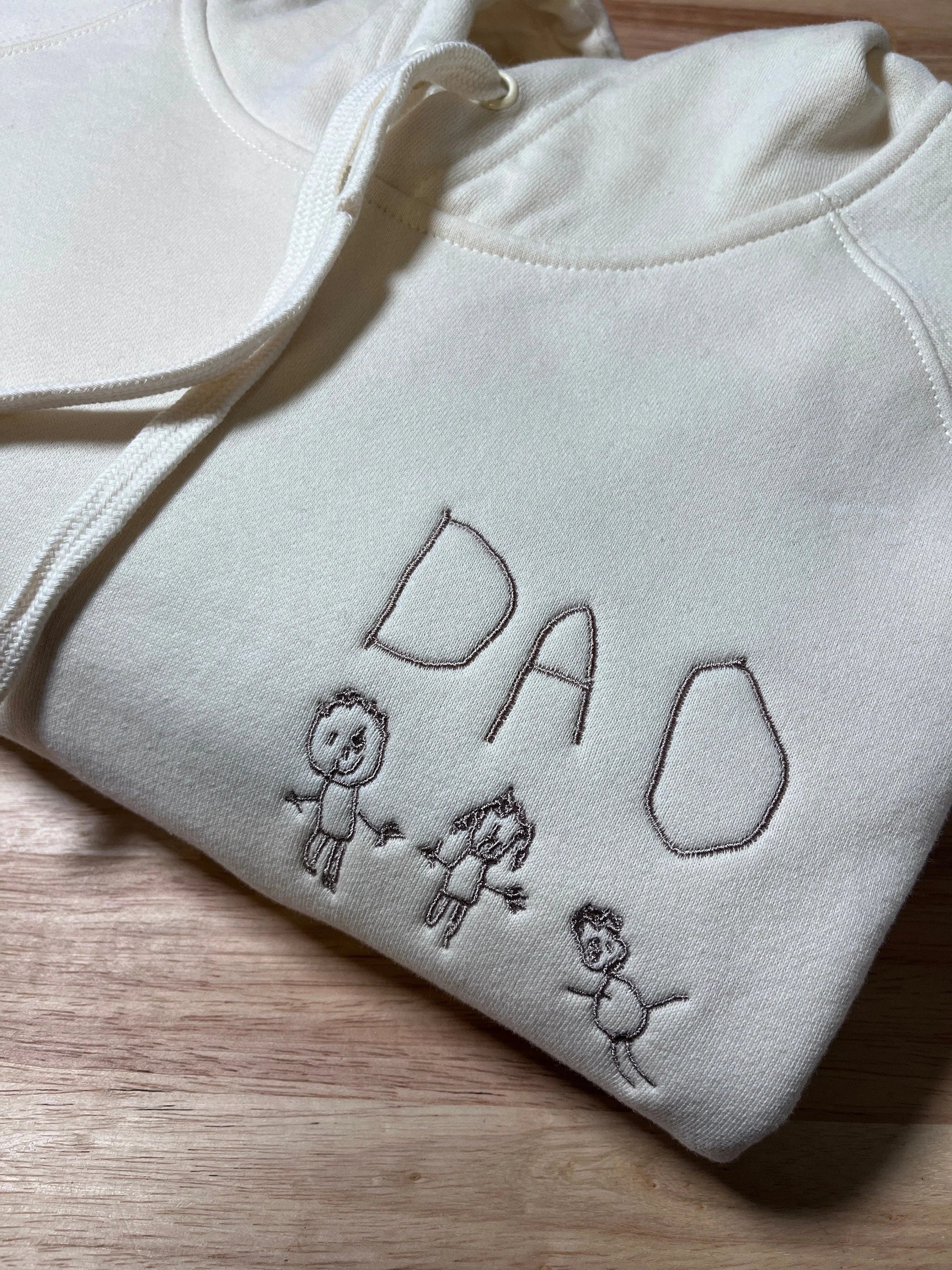 Custom Kids Art Embroidered T-shirt
