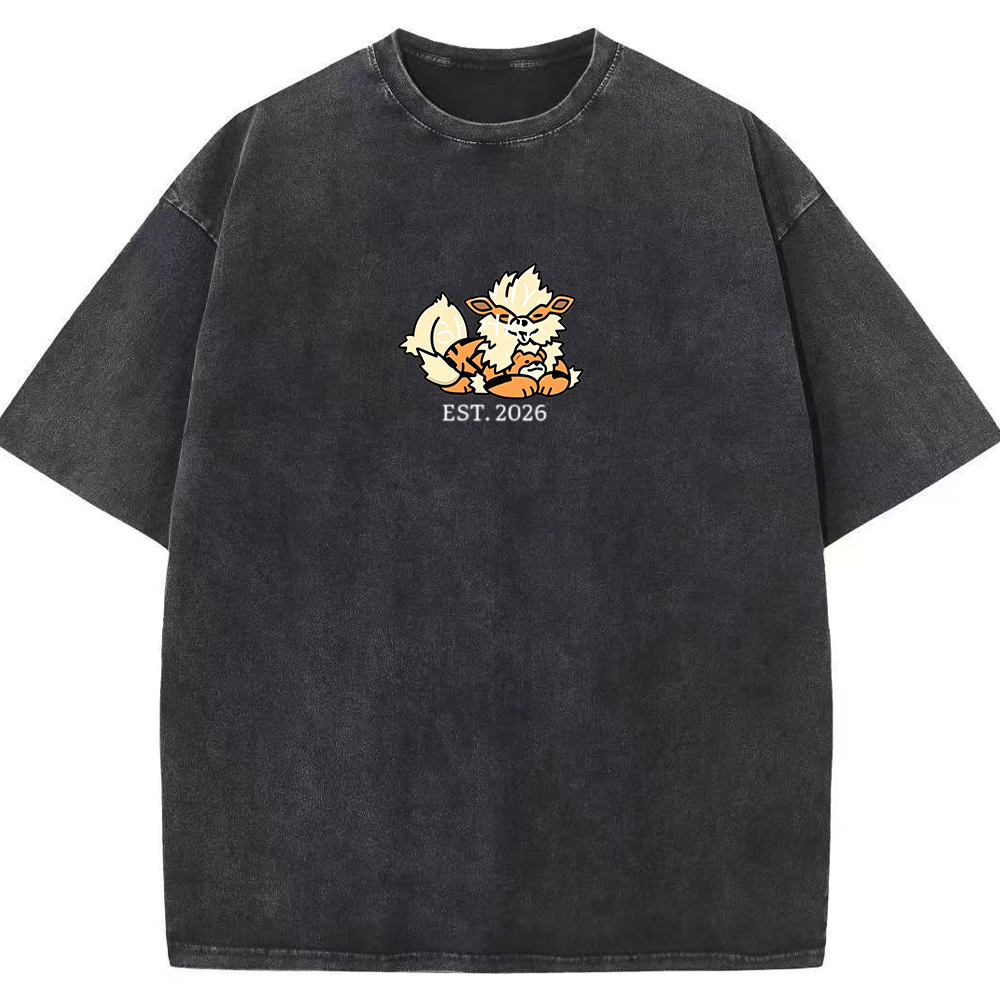 Cute Parent & Kid Rapidash Vintage Washed T-Shirt