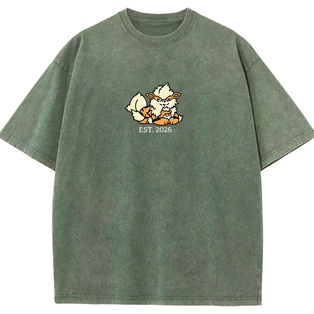 Cute Parent & Kid Rapidash Vintage Washed T-Shirt