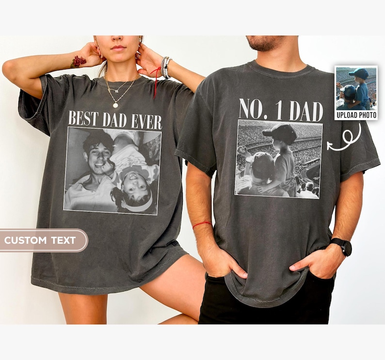 Custom Photo Dad Shirt