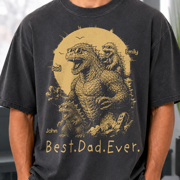 Dadzilla Father Of The Monsters Personalized Shirt Gift For Dad