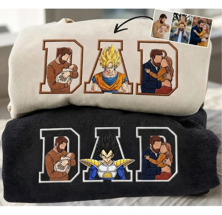 Personalized DAD Portrait Crewneck