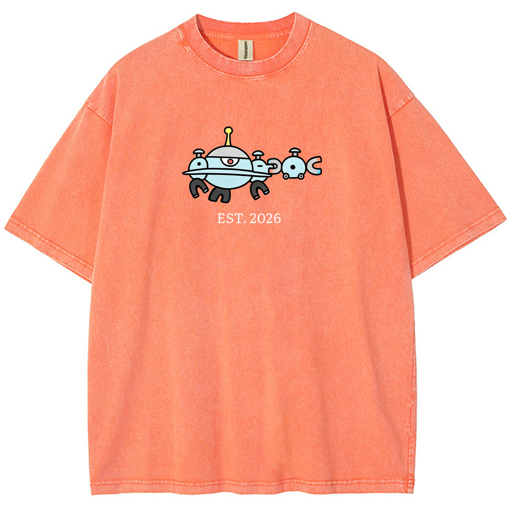 Cute Parent & Kid Magnemite Vintage Washed T-Shirt