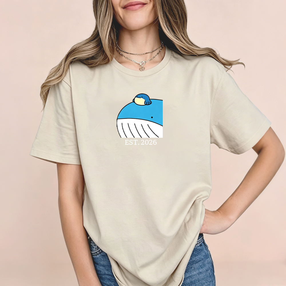 Cute Parent & Kid Wailord Vintage Washed T-Shirt