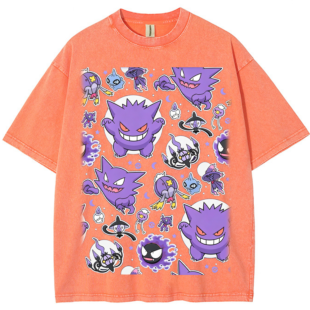Ghostly Gathering Pokemon Anime Vintage Tee | Pokemon