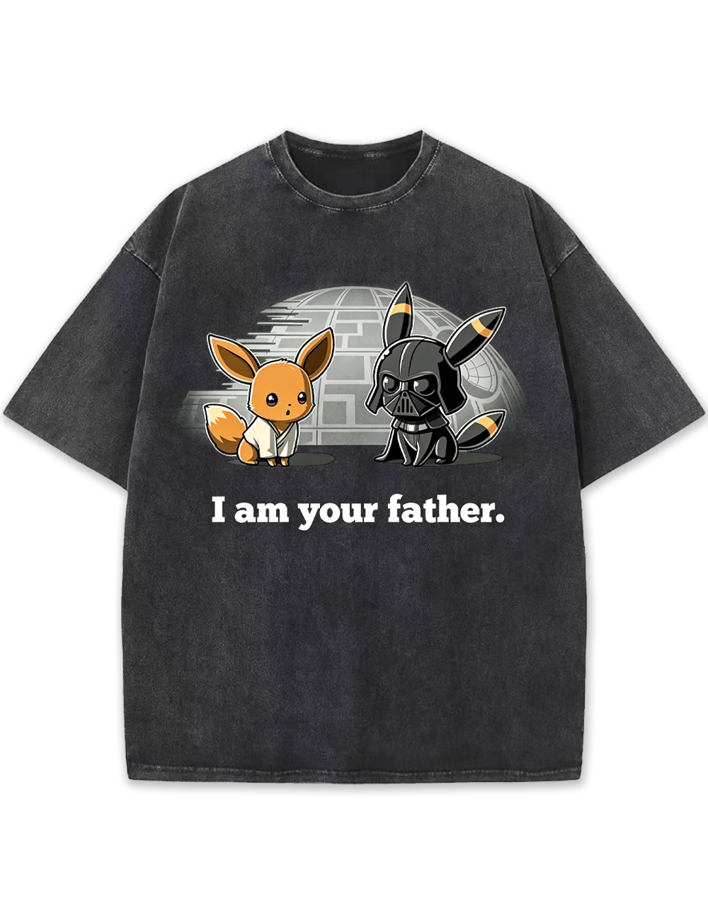 Star Wars Eevee Duo Cartoon Tee | Pokemon Anime