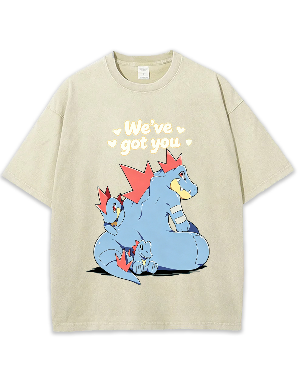 Parent & Kid Feraligatr Family Protect Vintage Washed T-Shirt