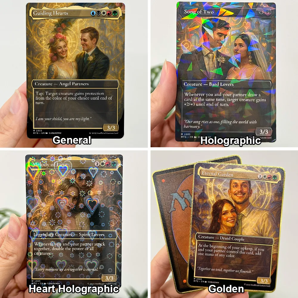 🤩Custom Magic-Style MTG Couple Art Card