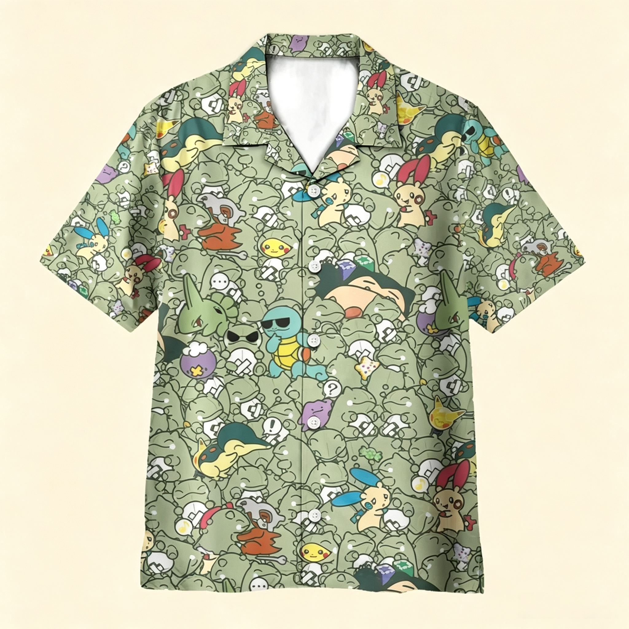 Epic Pokemon Pattern Hawaiian Shirt