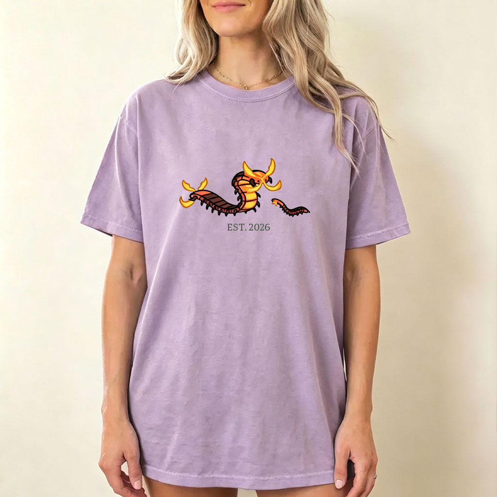 Cute Parent & Kid Scolipede Vintage Washed T-Shirt