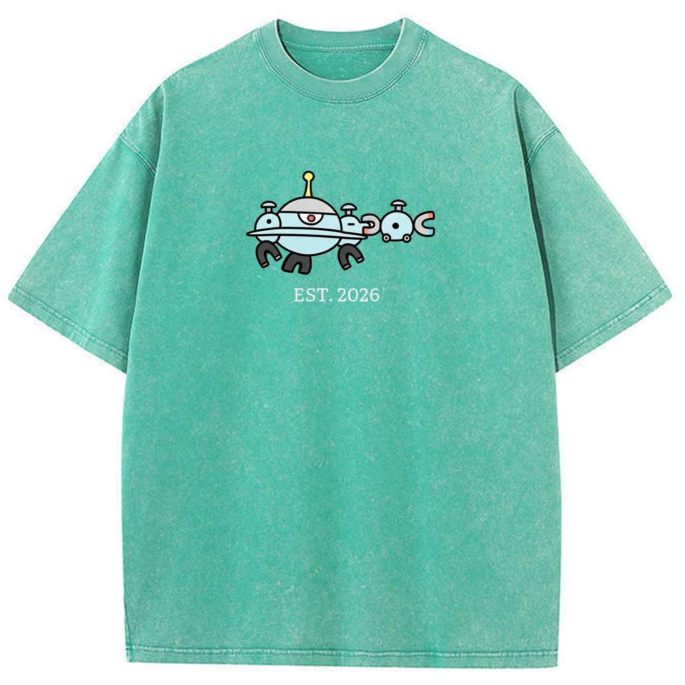 Cute Parent & Kid Magnemite Vintage Washed T-Shirt