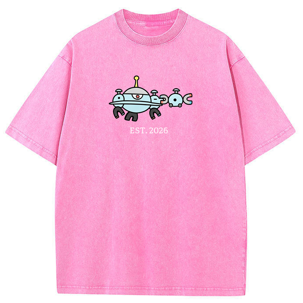 Cute Parent & Kid Magnemite Vintage Washed T-Shirt
