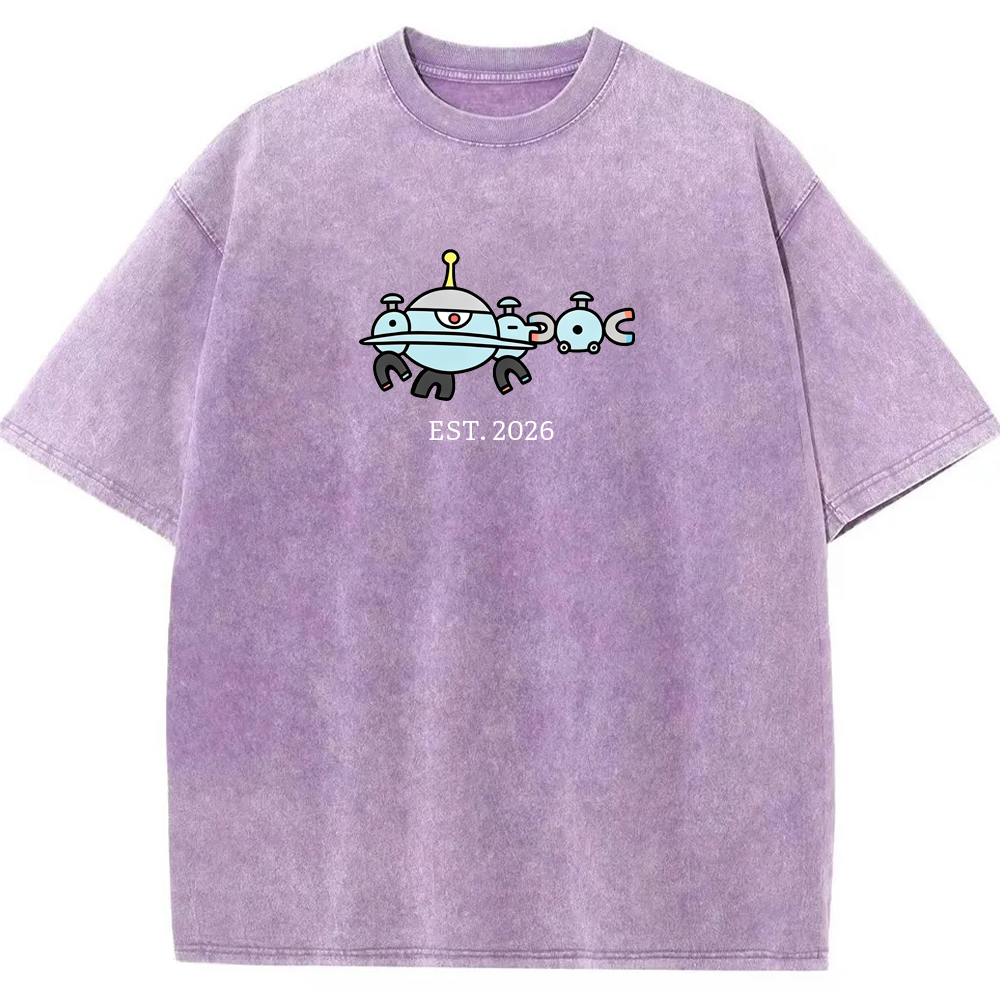 Cute Parent & Kid Magnemite Vintage Washed T-Shirt