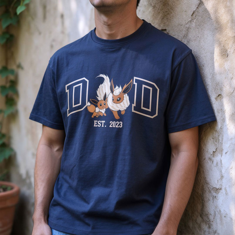 Personalized Print PokaDad Tee