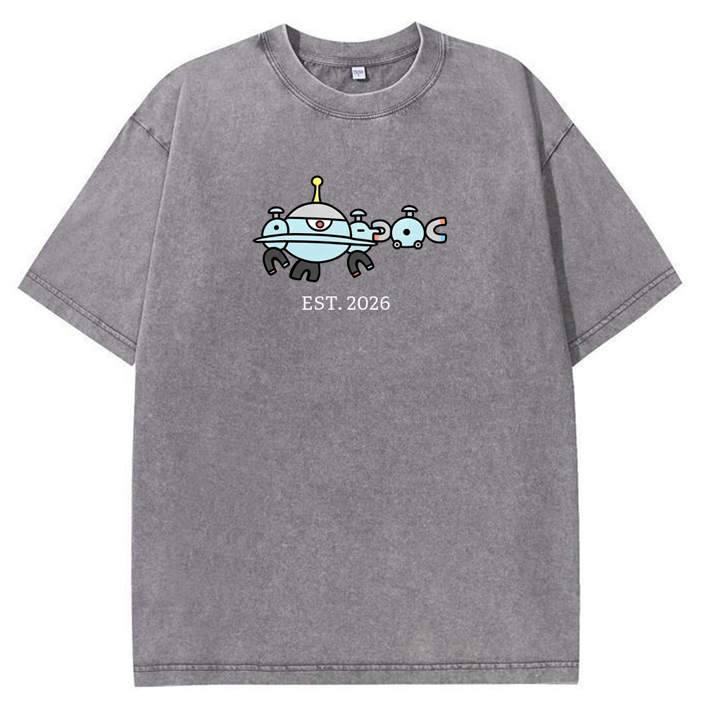Cute Parent & Kid Magnemite Vintage Washed T-Shirt