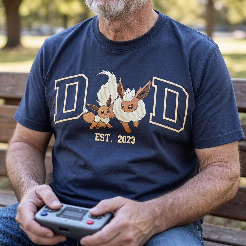 Personalized Print PokaDad Tee