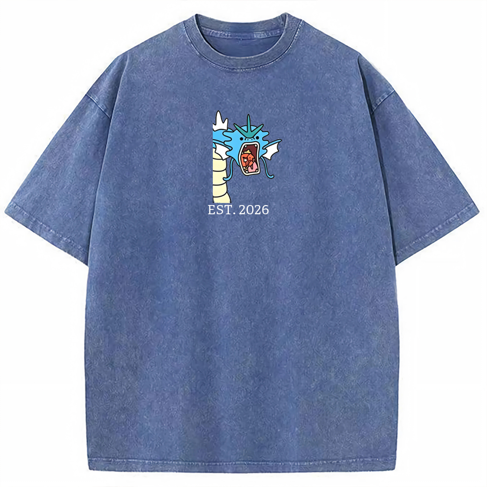 Cute Parent & Kid Dragonair Vintage Washed T-Shirt
