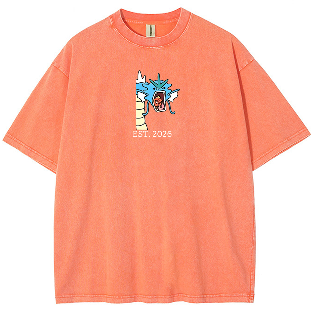 Cute Parent & Kid Dragonair Vintage Washed T-Shirt